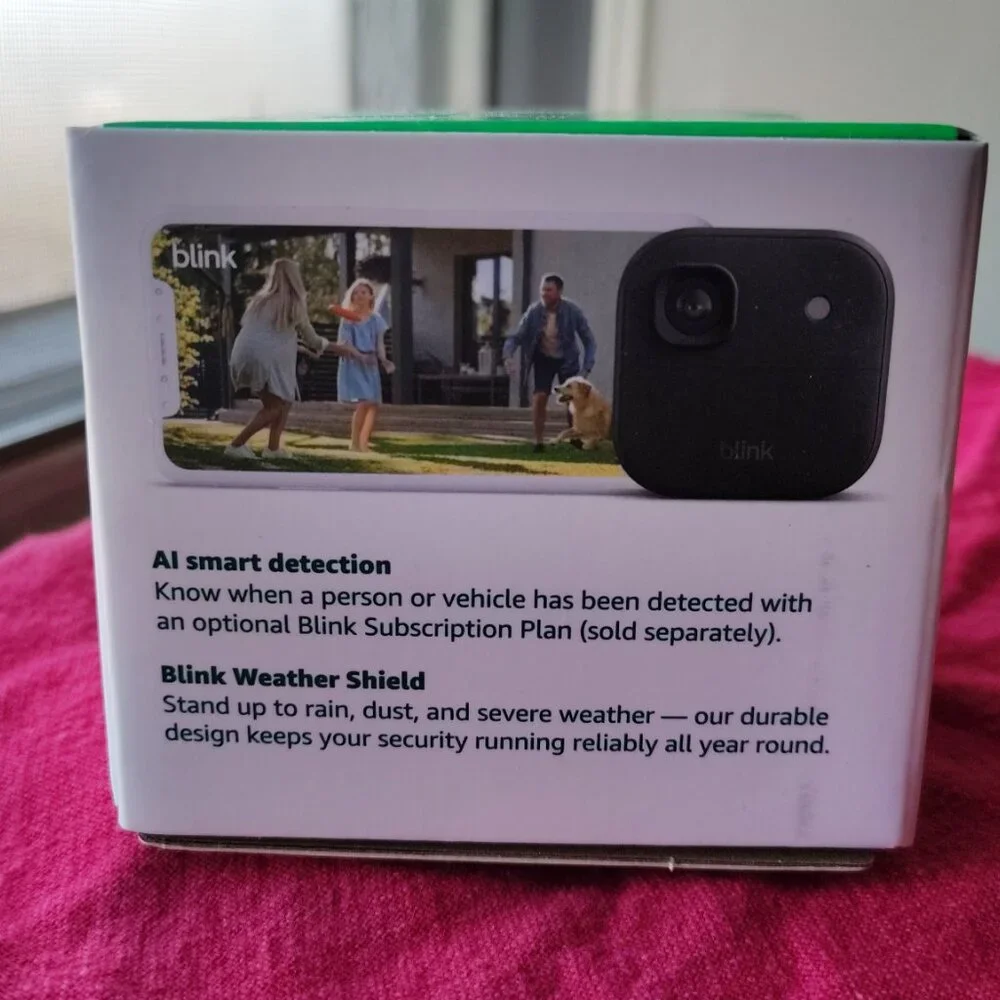 Blink Outdoor 2K+ Wireless Smart Security Camera NEW in Box